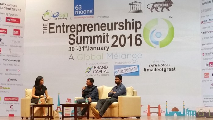 Sachin Bansal, Rahul Yadav at ESummit'16